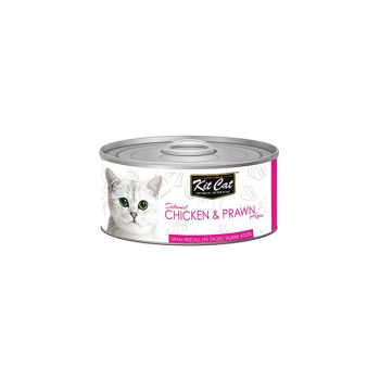 Kit Cat Deboned Chicken and Prawn Aspic (Cat Wet Food)