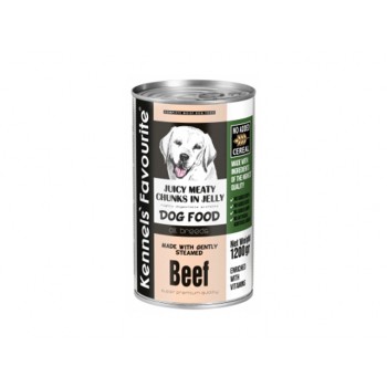 Kennels Favourite Beef Juicy Chunks In Jelly (Dog Wet Food)