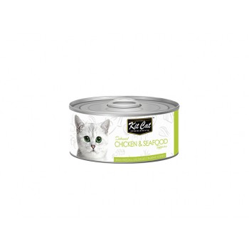 Kit Cat Deboned Chicken and Seafood Topper (Cat Wet Food)