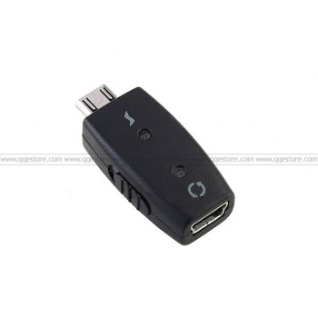 Mini USB to Micro USB Adapter w/ ON/OFF switch