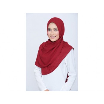 Shawlbyvsnow VS Bedazzled Burgundy Red