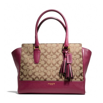 Coach Legacy Signature CarryAll Tote Bag