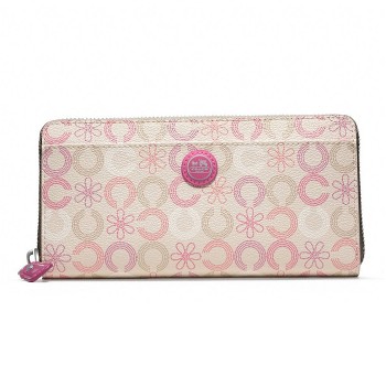 Coach Waverly Daisy Accordion Zip