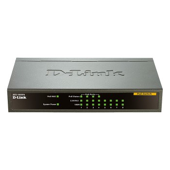 D-Link DES-1008PA 8-Port Fast Ethernet PoE Switch