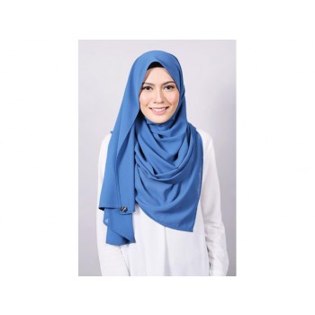Shawlbyvsnow Plain Machine Rolled Dark Blue