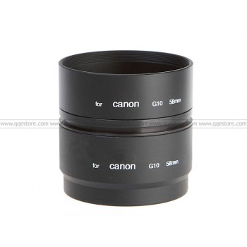Adaptor Tube for Canon PowerShot G10 58mm