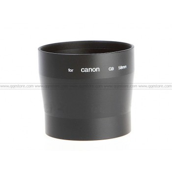 Adaptor Tube for Canon PowerShot G9 58mm