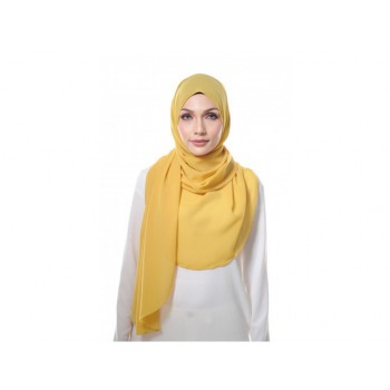 Shawlbyvsnow Essential Scarf Basic Golden Rod
