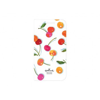 Hallmark Design Cherry Flip Case for Samsung Galaxy S4 i9500
