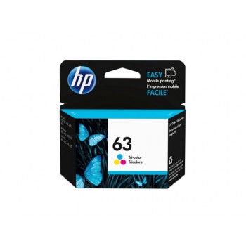 HP 63 Tri-Color Ink Cartridge