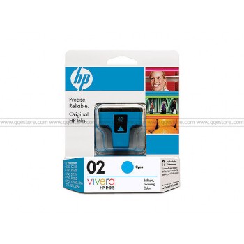 HP 02 Cyan Ink Cartridge