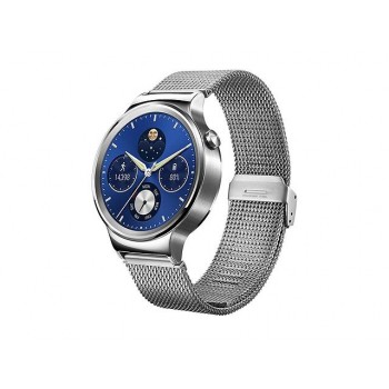 Huawei Watch Stainless Steel with Silver Mesh Band