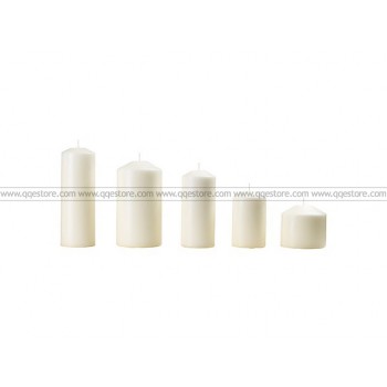 IKEA FENOMEN Unscented Block Candle 5 Set