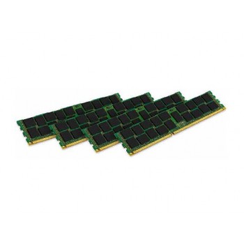 Kingston 1333MHz DDR3 ECC Reg CL9 DIMM (Kit of 4) Dual Rank x4 1.35V Intel Validated 64GB
