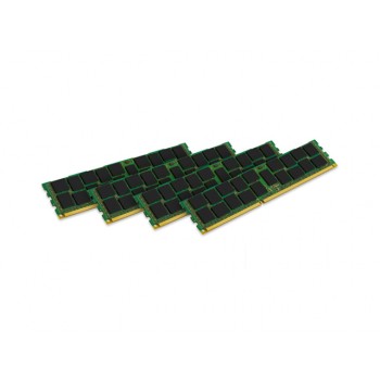 Kingston 1333MHz DDR3 ECC Reg CL9 DIMM (Kit of 4) Single Rank x4 1.35V 16GB