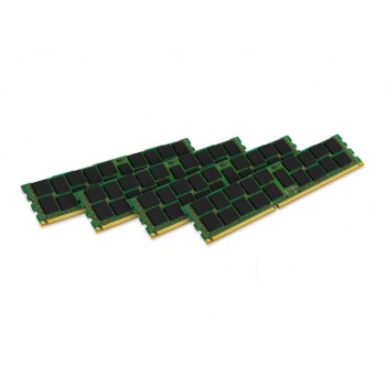 Kingston 1600MHz DDR3 ECC Reg CL11 DIMM (Kit of 4) Single Rank x4 16GB