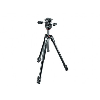 Manfrotto 290 XTRA Kit Alu 3 Section Tripod W/3Way Head