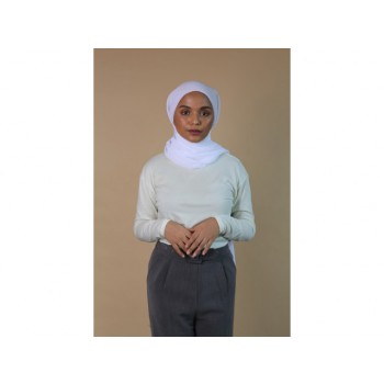 Medina Shawl in Bright White