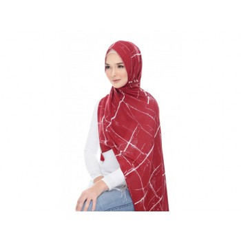 Shawlbyvsnow Printed Chiffon Long Headscarf Print PSC 054
