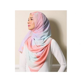 Shawlbyvsnow Designer Scarf Rose And Serenity Peach