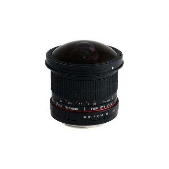 Samyang 8mm F/3.5 Fisheye CS II w/Hood