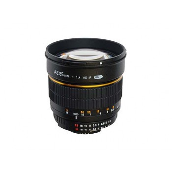 Samyang AE 85mm F/1.4 Aspherical IF UMC Lens