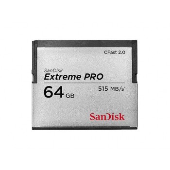 Sandisk 64GB Extreme PRO CFast 2.0 515MB/s Memory Card