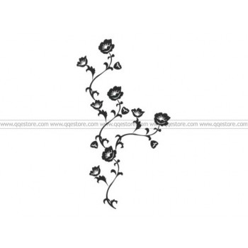 IKEA SLATTHULT Black Garland Decoration Stickers