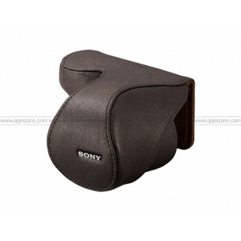 Sony LCS-EML2A Brown Leather Lens Jacket