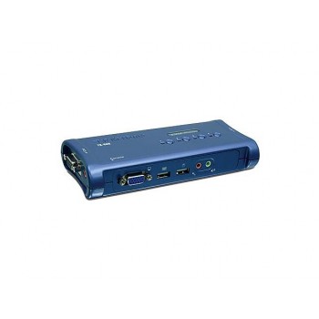 Trendnet 4-Port USB KVM Switch Kit W/Audio TK-409K