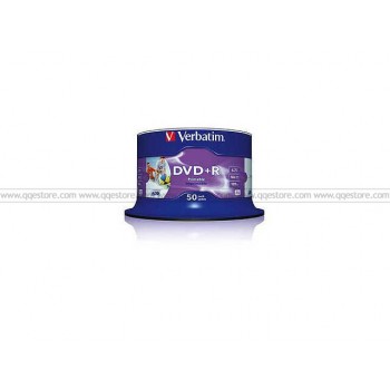 Verbatim DVD-R 16X White Inkjet Hub (50 Bulk Pack)