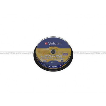 Verbatim DVD+RW 4X (10 Bulk Pack)