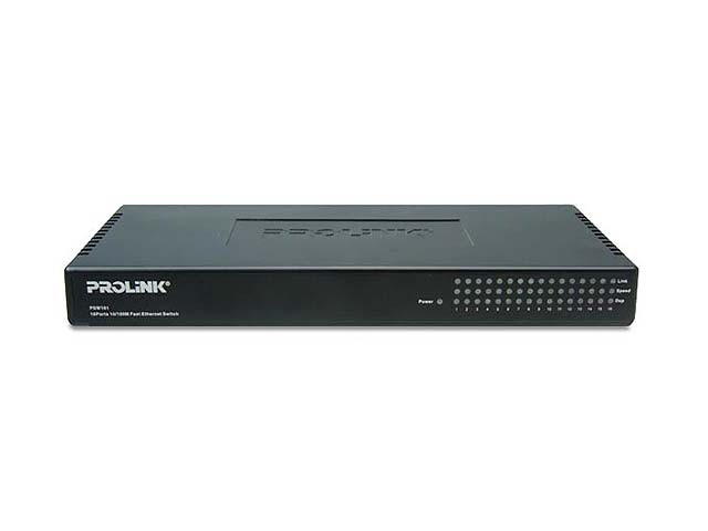 Prolink 16 Port Fast Ethernet Switch Psw161