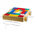 IKEA MULA 24 Building Blocks With Wagon