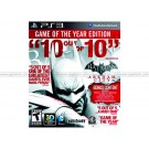 Batman: Arkham City Game Of The Year (PS3)