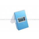 Twist Metal Framed LCD Alarm Clock