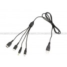 5 in 1 USB Charging and Data Cable