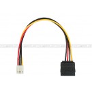 4-pin Mini-plug to SATA Power Cable