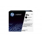 HP 81X High Yield Black LaserJet Toner Cartridge