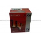 Sony Mini DV Premium Camcorder Tape - 5 Packs