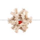 The Wooden Virus IQ Puzzle