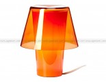 IKEA GAVIK Table Lamp (Orange Frosted Glass)
