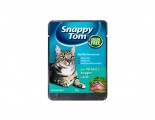 Snappy Tom Pouch With Pilchard & Snapper in Jelly (Cat Wet Food)