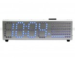 Cyber Aluminium LED Clock