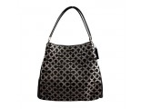 Coach Madison Tote Black & White