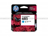 HP 685 Cyan Ink Cartridge 