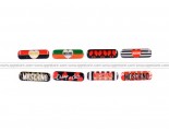 Moschino Button Sticker For Galaxy Note 2