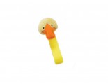 Mudpie Plush Yellow Duck Pacifier Clip