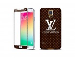 Newmond Louis Vuitton Black Crystal Premium Tempered Glass Protector for Samsung Galaxy S5