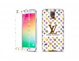 Newmond Louis Vuitton White Crystal Premium Tempered Glass Protector for Samsung Galaxy S5